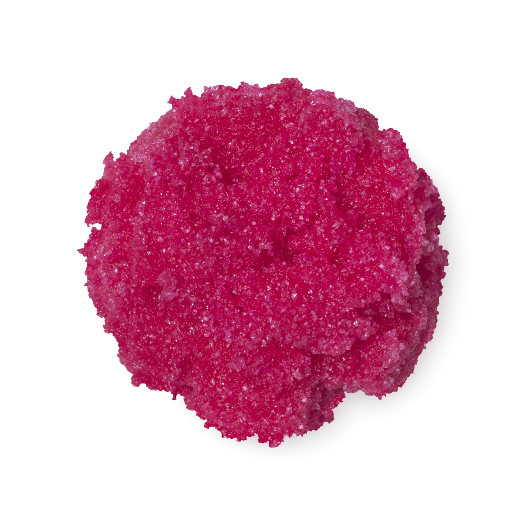 Cherry lip scrub with caster sugar and shea butter (British brand)