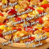 Chicago Town 2 Deep Dish Vegan BBQ Chicken Mini Pizzas   2 x 155g