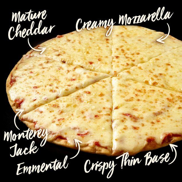 Chicago Town Crispy Chicago Thin Cheese Large Pizza   439g