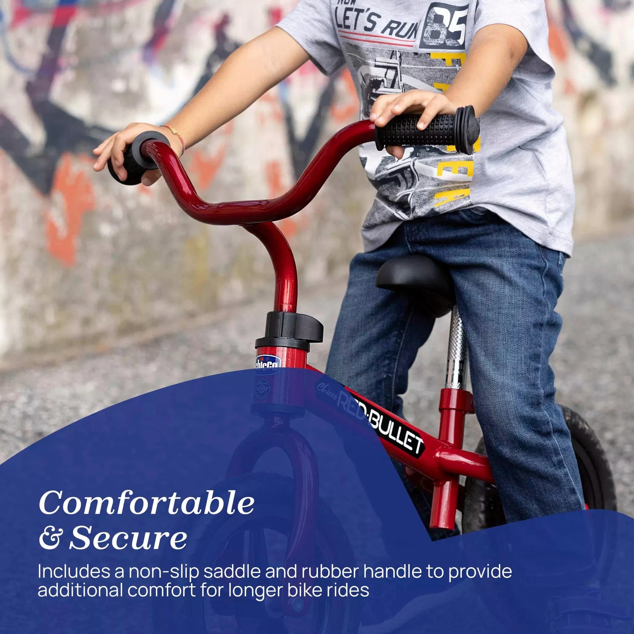 Chicco Red Bullet balance bike for toddlers, imported from the UK