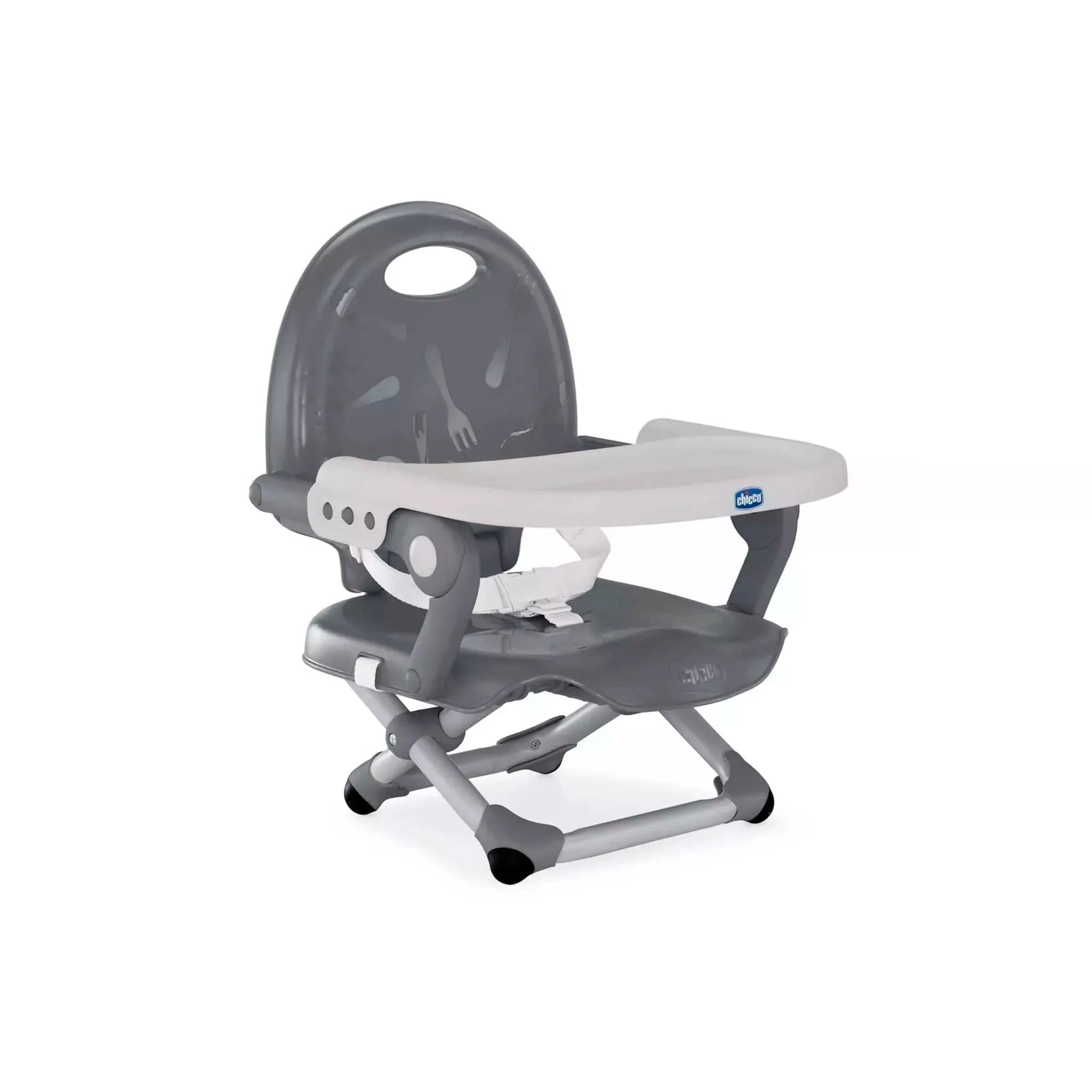 Chicco Pocket Snack booster seat dark grey portable highchair, UK version