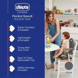 Chicco Pocket Snack booster seat dark grey portable highchair, UK version