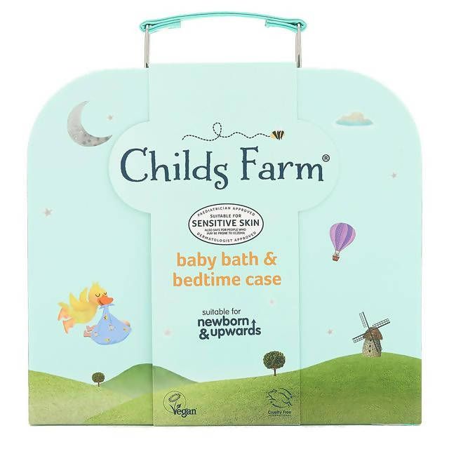 Child Farm Baby Bath & Bedtime Suitcase Gift Set