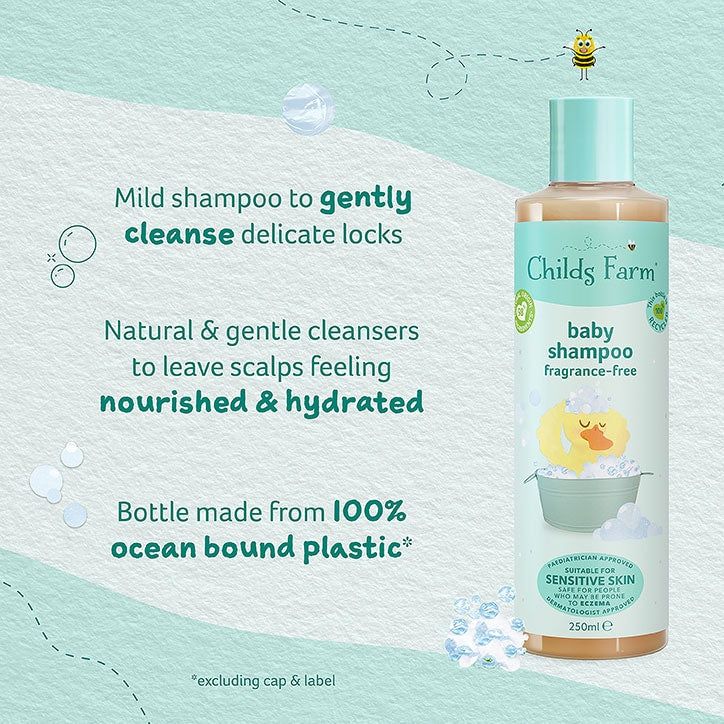 Childs Farm Baby Shampoo - Fragrance-free 250ml