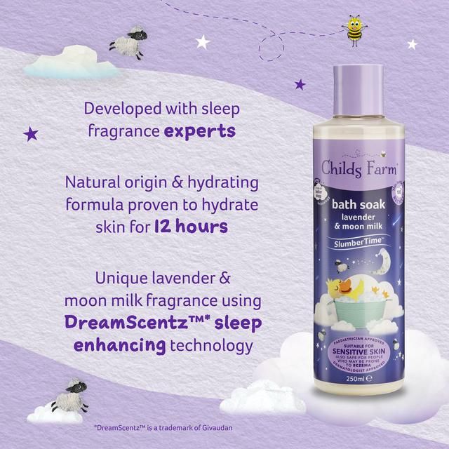 Childs Farm Bath Soak Lavender & Moon Milk SlumberTime   250ml