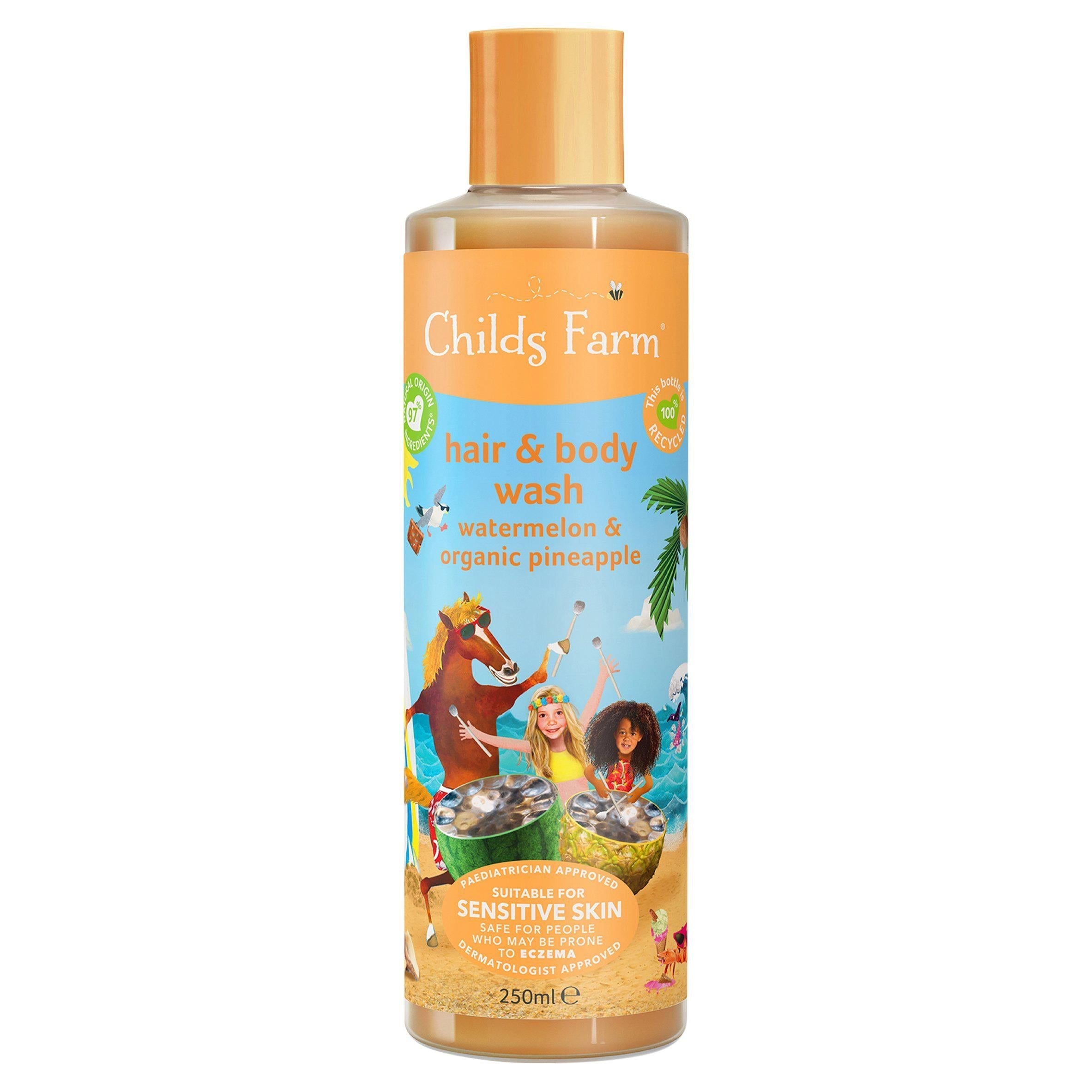 Childs Farm Hair &amp;amp; Body Wash Watermelon &amp;amp; Organic Pineapple 250ml