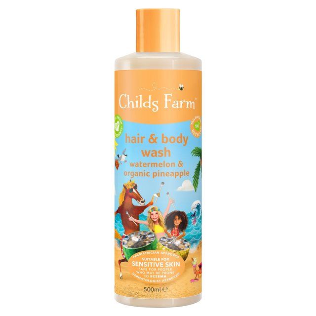 Childs Farm Kids Watermelon &amp;amp; Organic Pineapple Hair &amp;amp; Body Wash   500ml