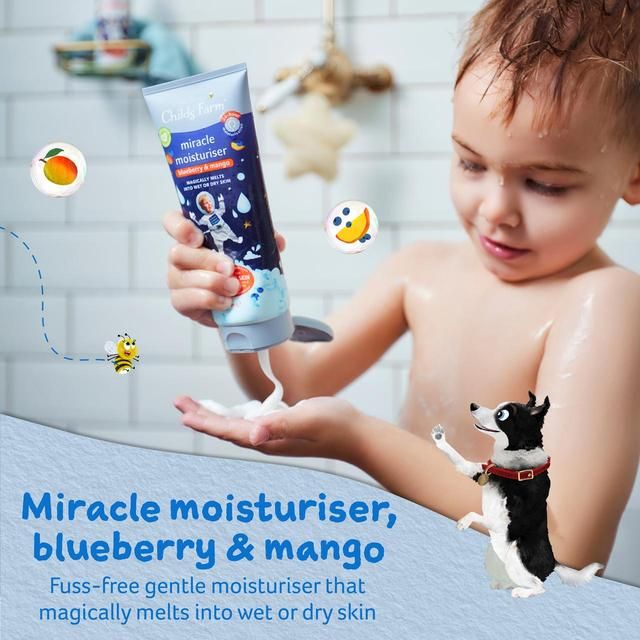 Childs Farm Miracle Moisturiser Wet Skin Blueberry & Mango   200ml