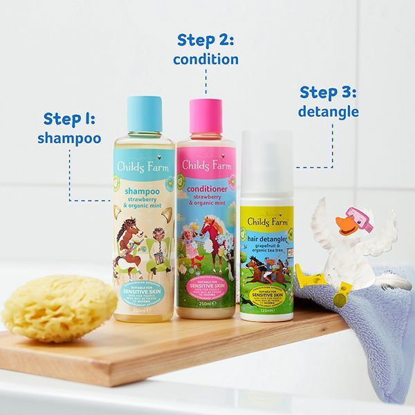Childs Farm Shampoo Strawberry &amp;amp; Organic Mint 250ml