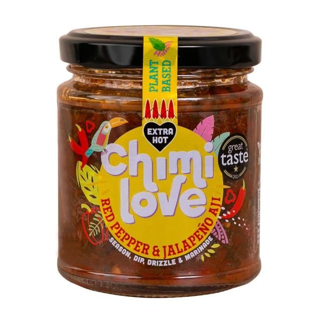 Chimilove Red Pepper &amp; Rød Jalapeno Aji saus 165g