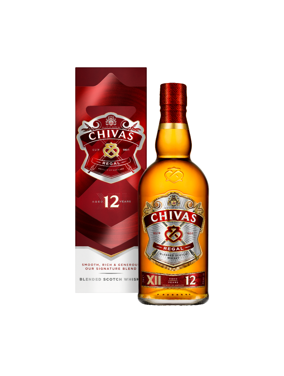 Chivas Regal 12 year old Scotch whisky 70cl (British brand)