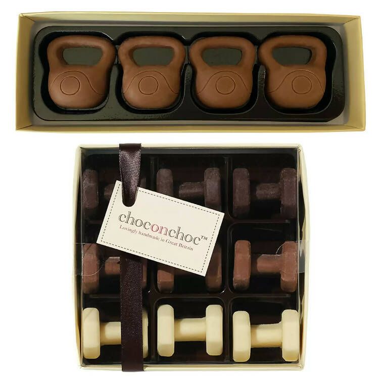 Choc on Choc Dumbbells and Kettlebells, 165g