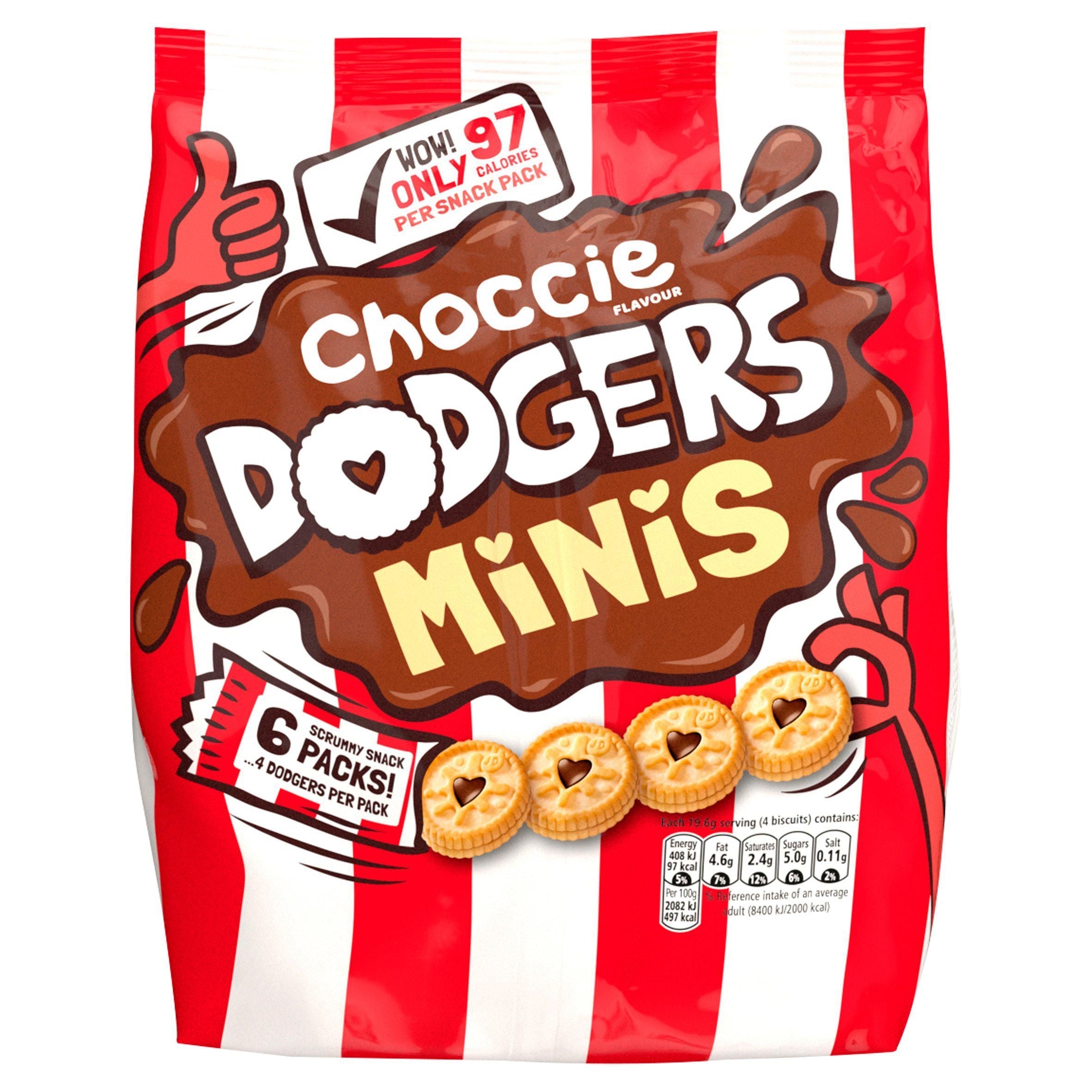 Choccie Dodgers Minis Flavour 117g