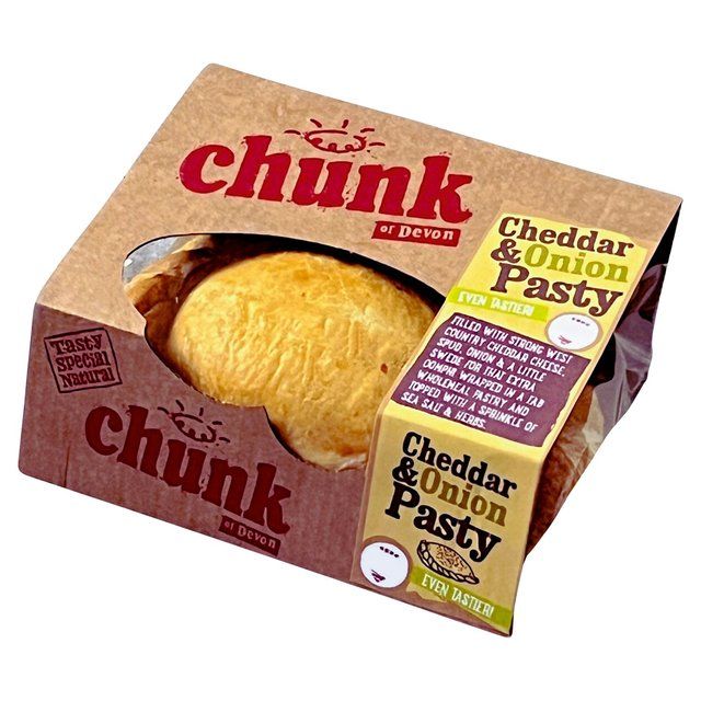 Chunk of Devon Cheddar &amp;amp; Onion Pasty   253g