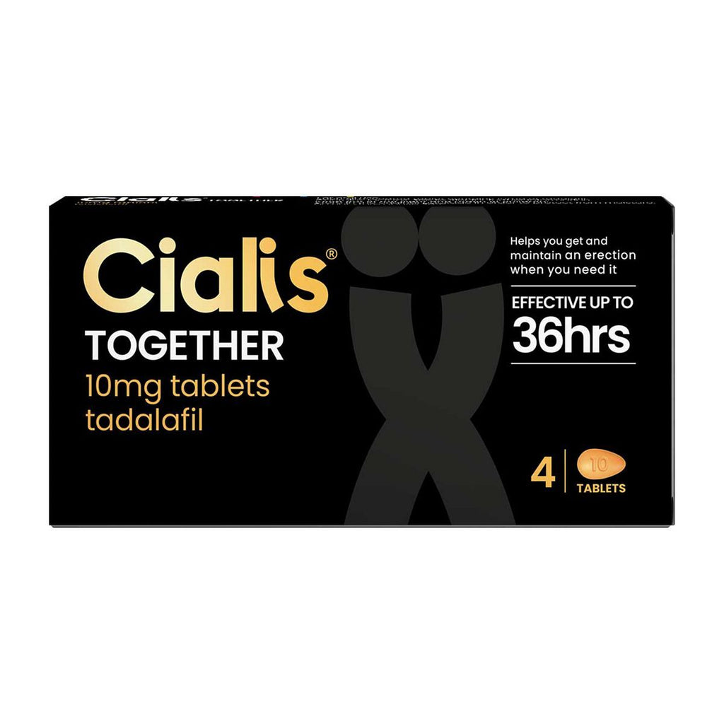 Cialis Together 10mg Tablets - Tadalafil - 4 Tablets