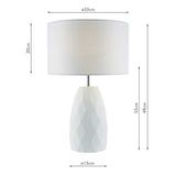 Ciara Geometric Table Lamp