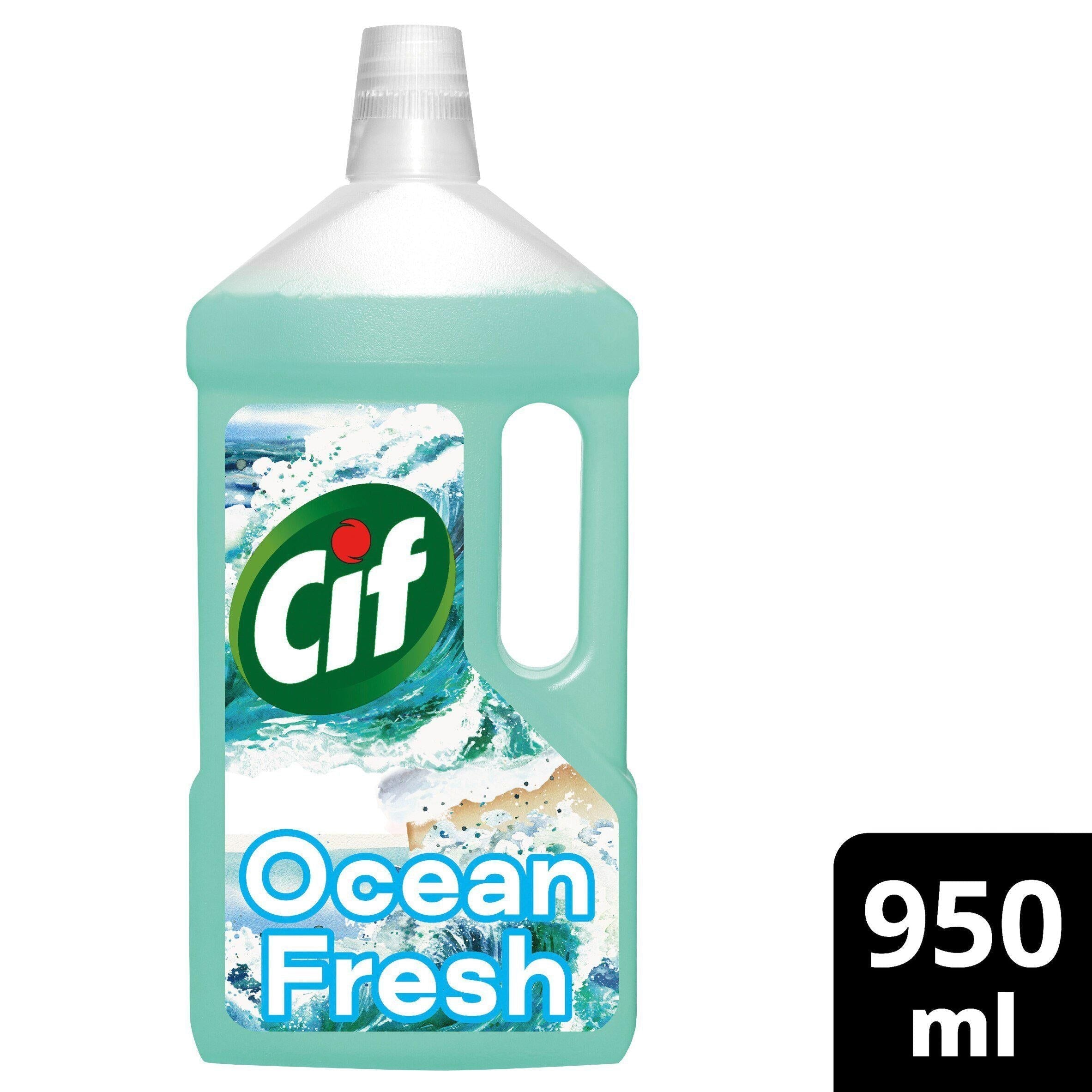 Cif Floor Cleaner, Ocean 950ml