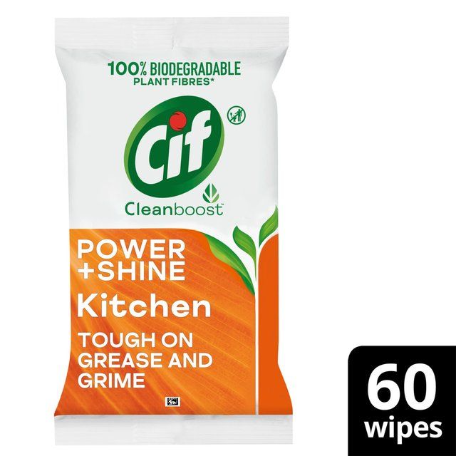 Cif Kitchen Cleaning Biodegradable Wipes Fresh Citrus