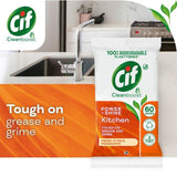 Cif Kitchen Cleaning Biodegradable Wipes Fresh Citrus