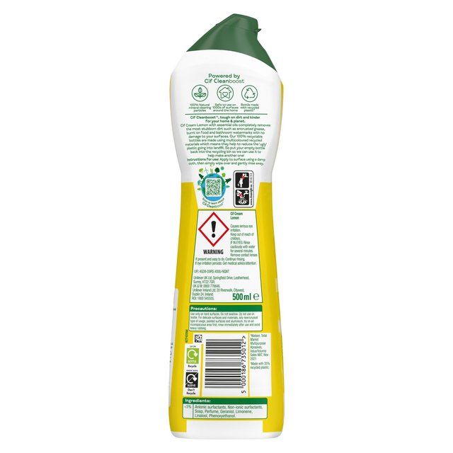 Cif Lemon Cream Cleaner   500ml