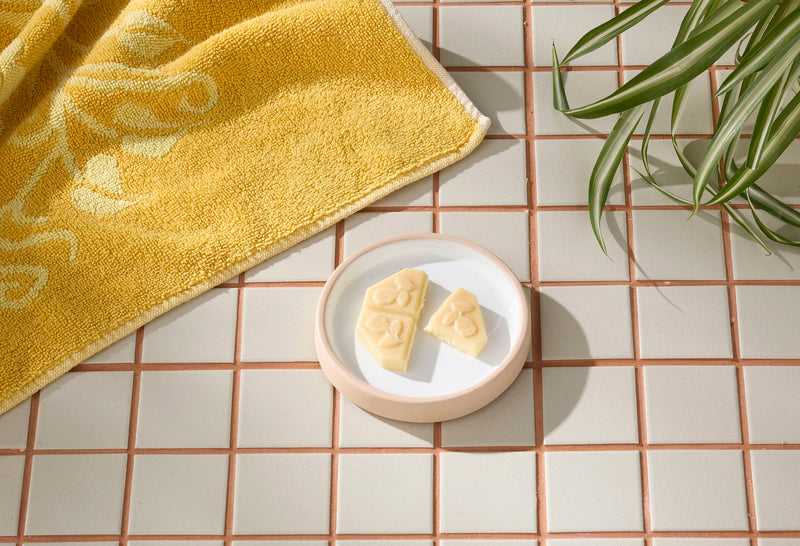 Lush handmade circular ceramic dish 10cm, UK version