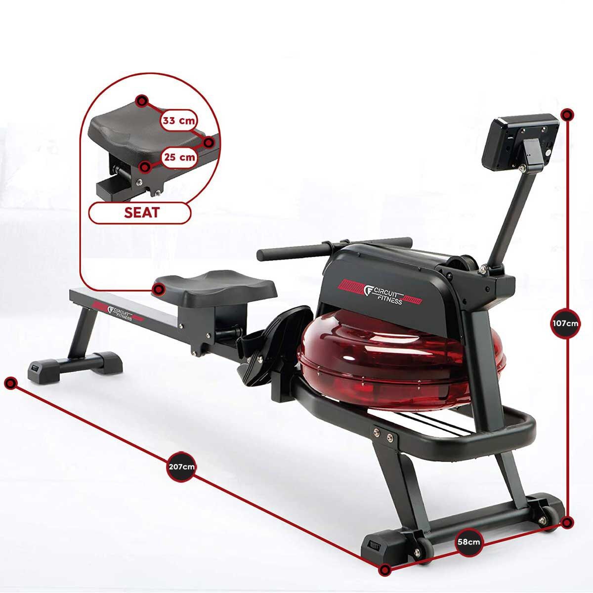 Circuit Fitness Water Rowing Machine