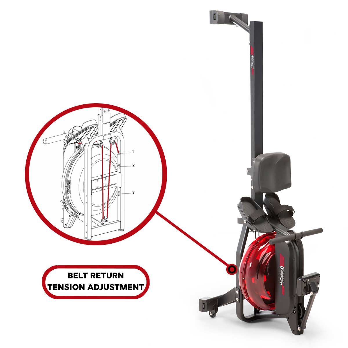 Circuit Fitness Water Rowing Machine