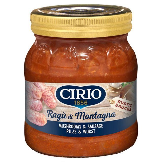 Cirio Sausage & Mushroom Pasta Sauce Ragu   350g