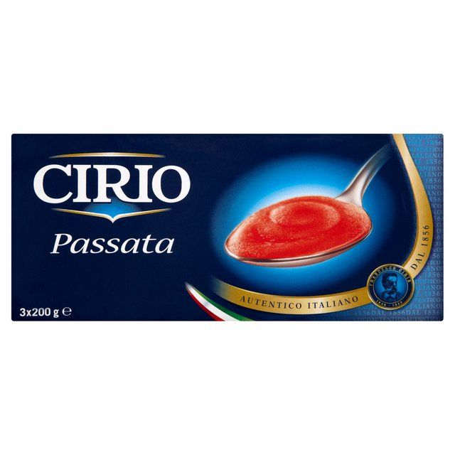 Cirio Smooth Passata Carton   3 x 200g