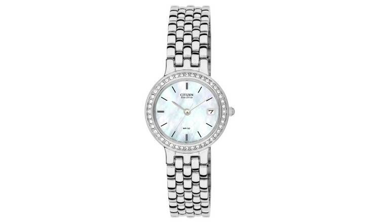 Citizen Ladies Eco-Drive Crystal Bracelet Watch