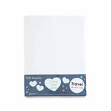Clair De Lune Fitted Sheet Twin Pack Travel White