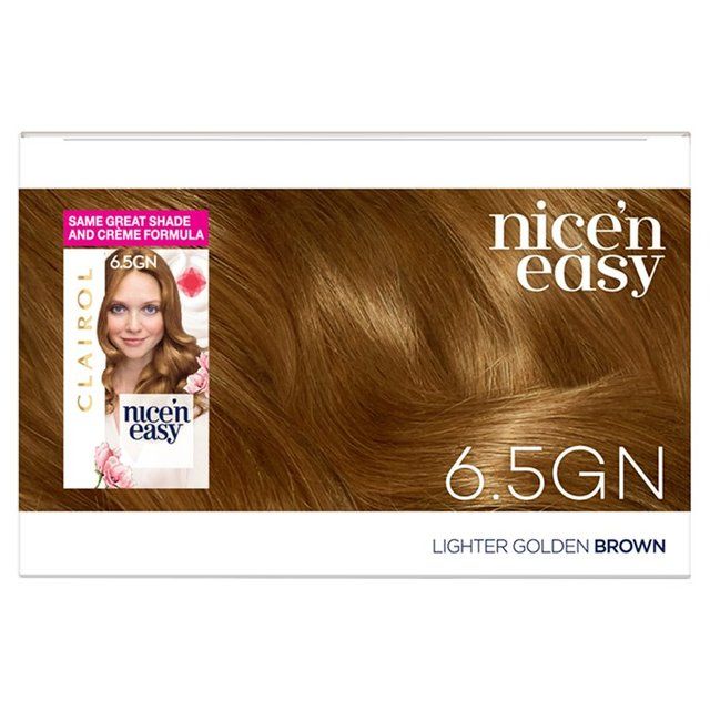 Clairol Nice'n Easy Hair Dye 6.5GN Lighter Golden Brown