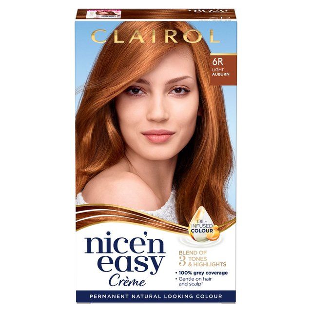 Clairol Nice'n Easy Hair Dye 6R Light Auburn