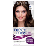 Clairol Nice'n Easy Non Permanent Hair Dye No Ammonia Medium Ash Brown 77