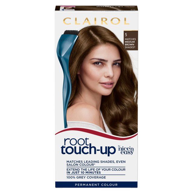 Clairol Root Touch-Up Permanent Hair Dye 5 Medium Brown Full Coverage