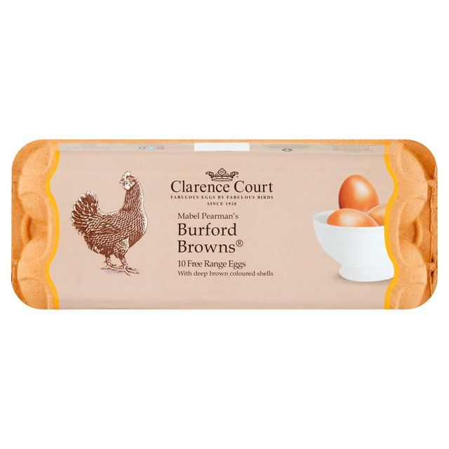 Clarence Court Burford Brown Mixed Free Range Eggs   10 per pack