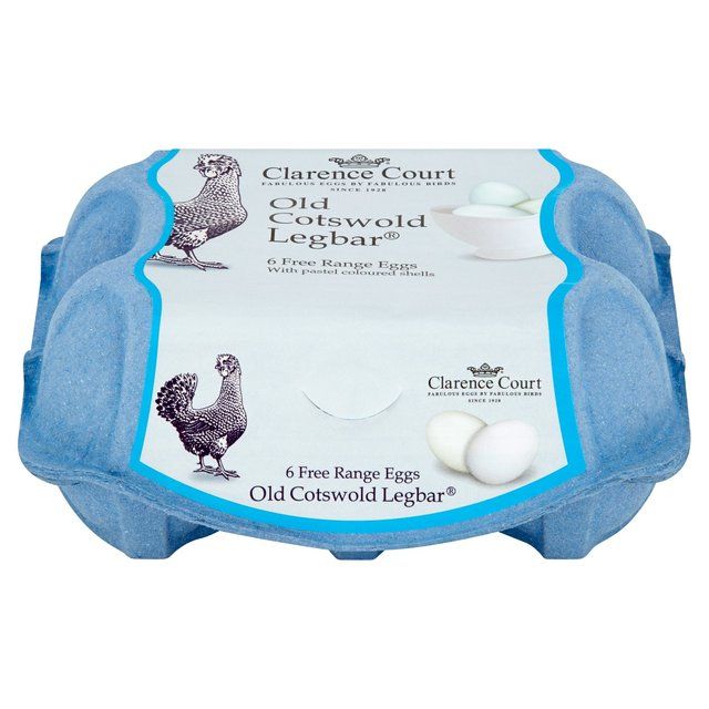 Clarence Court Cotswold Legbar Free Range Blue Assorted Eggs   6 per pack