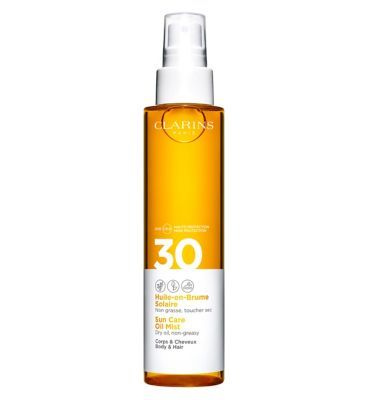 Clarins Sun Care Body &amp;amp; Hair Oil Mist SPF30 150ml