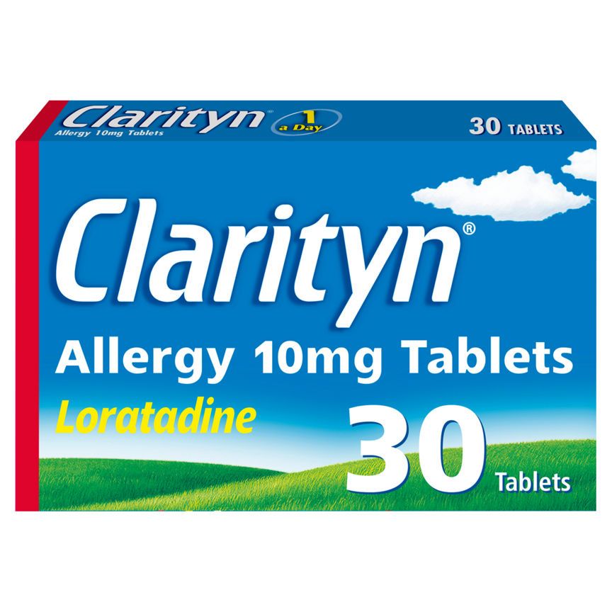 Clarityn Allergy Tablets 10mg Loratadine for Allergy and Hayfever Relief - 30 Tablets