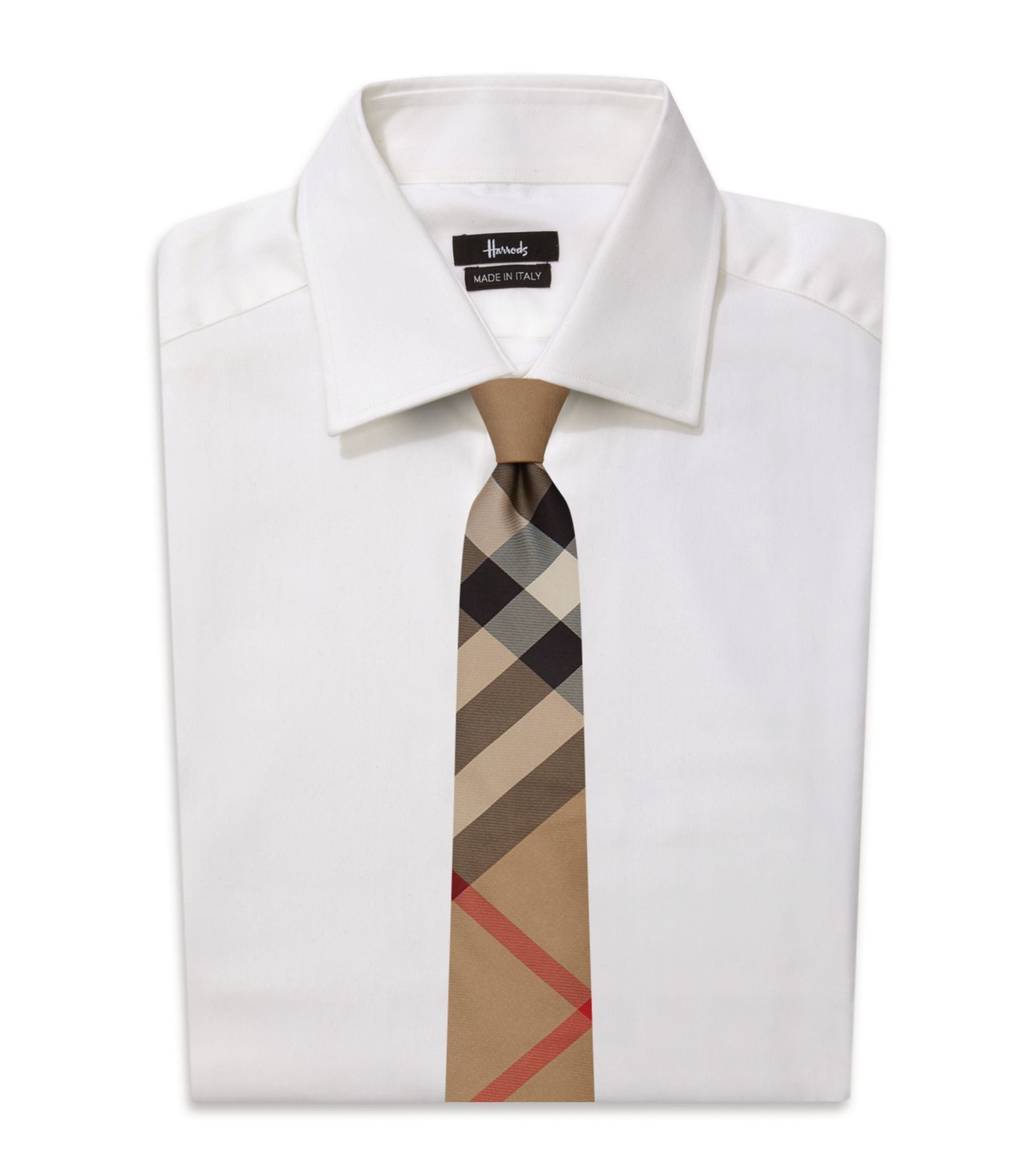 Classic Cut Check Silk Tie