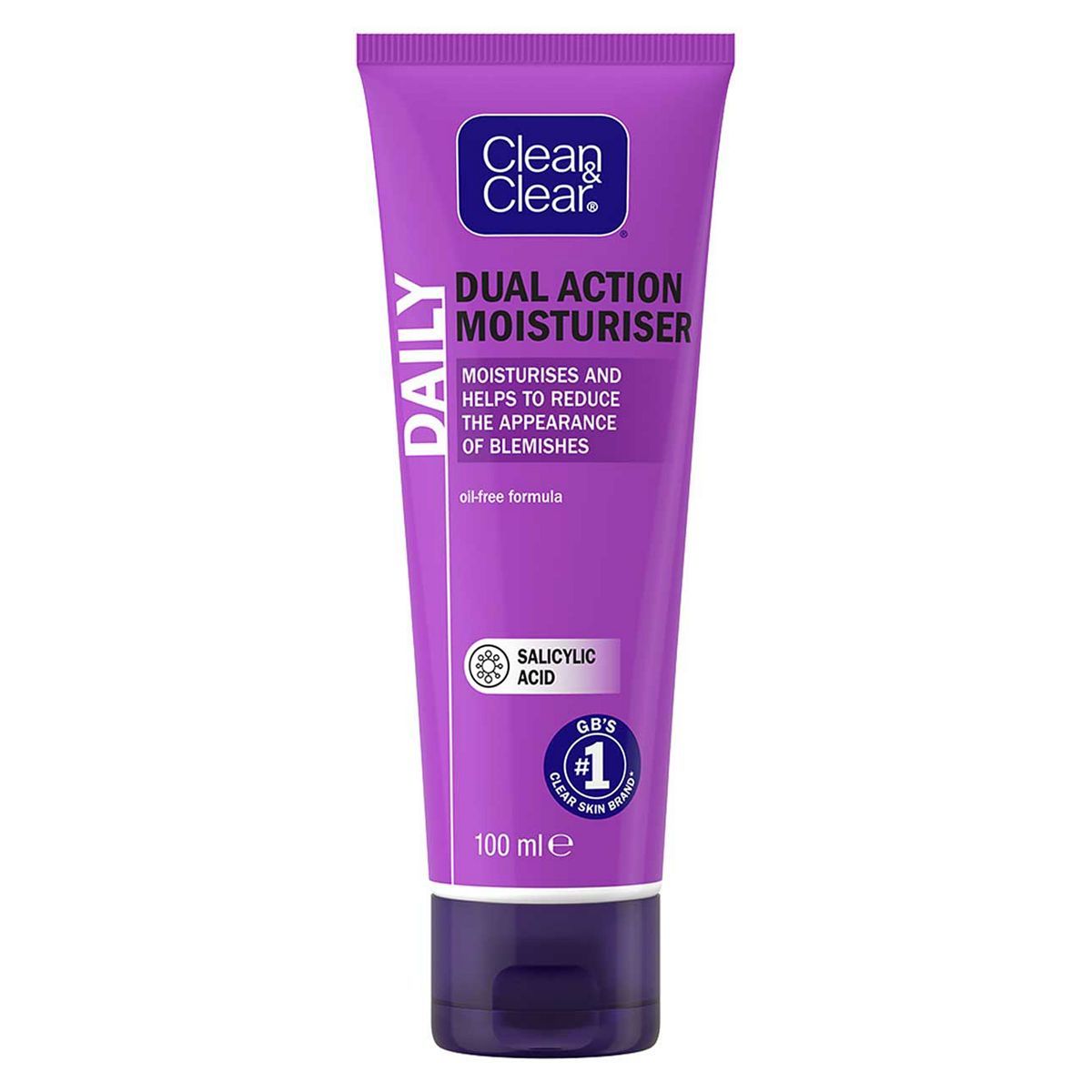 Clean &amp;amp; Clear Dual Action Oil-Free Moisturiser 100ml