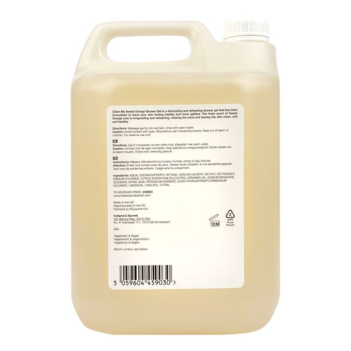 Clean Me Sweet Orange Shower Gel 5L