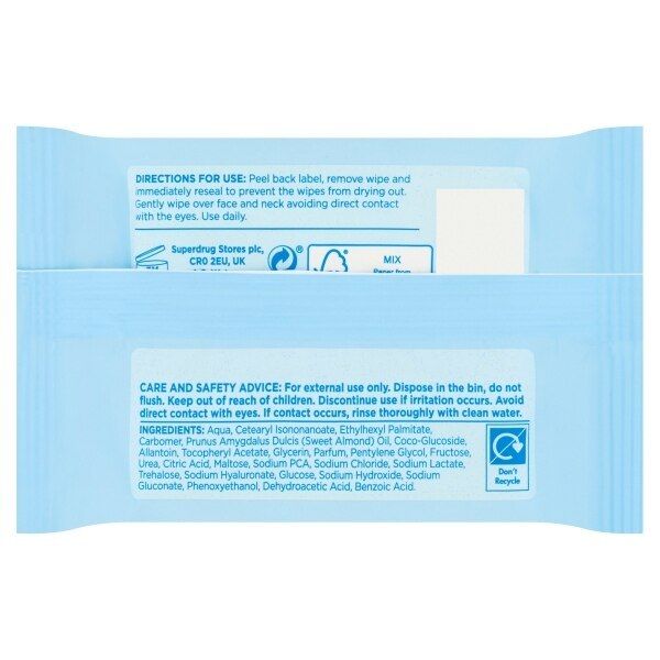 Cleansing Bio Face Wipes Dry Skin x25