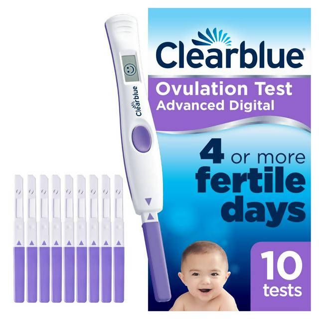 Clearblue Advanced Digital Ovulation Test Kit (OPK) x10