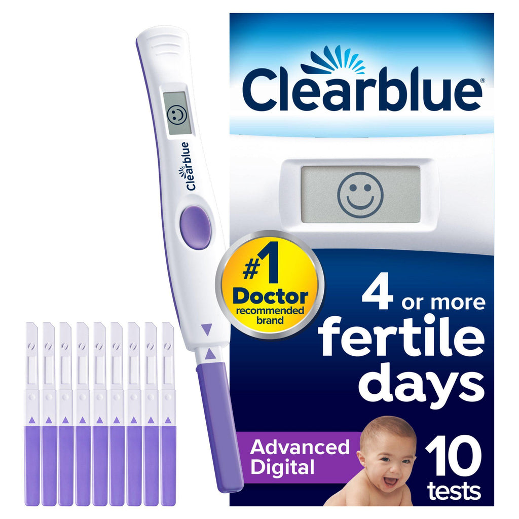 Clearblue Advanced Digital Ovulation Test Kit (OPK) x10