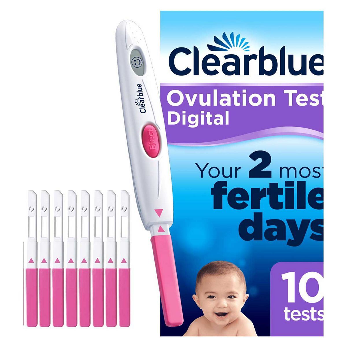 Clearblue Digital Ovulation Test Kit - 10 tests