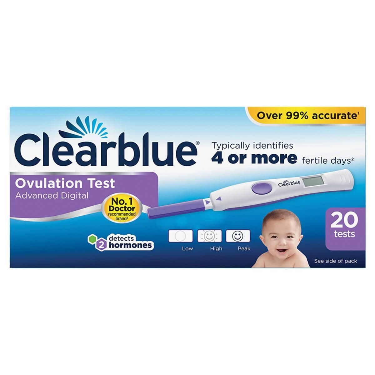 Clearblue Digital Ovulation Test Sticks, 20 Count