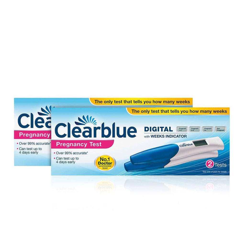 Clearblue Digital Pregnancy Test Sticks, 2x2 count