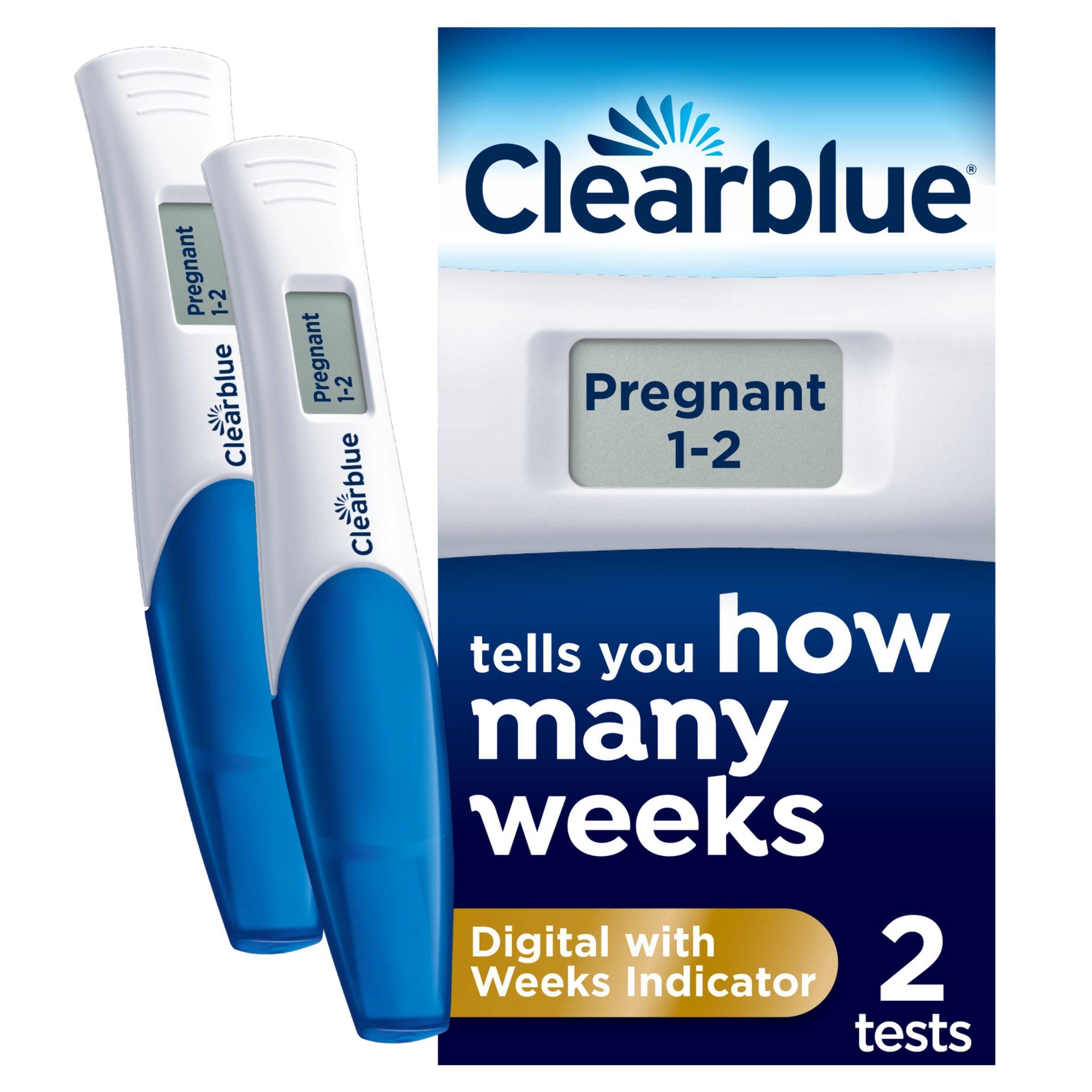 Clearblue Pregnancy Test with Weeks Indicator x2