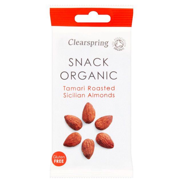 Clearspring Gluten Free Organic Tamari Roasted Almonds   30g